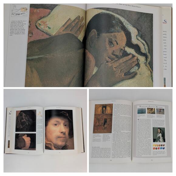 The Great Masters Coffee Table Book Hardcover Oversized Full Color Art History - Picture 6 of 9
